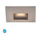 Tyler 120 3.8 watt Brushed Nickel Step and Wall Lighting in Blue, WAC Lighting