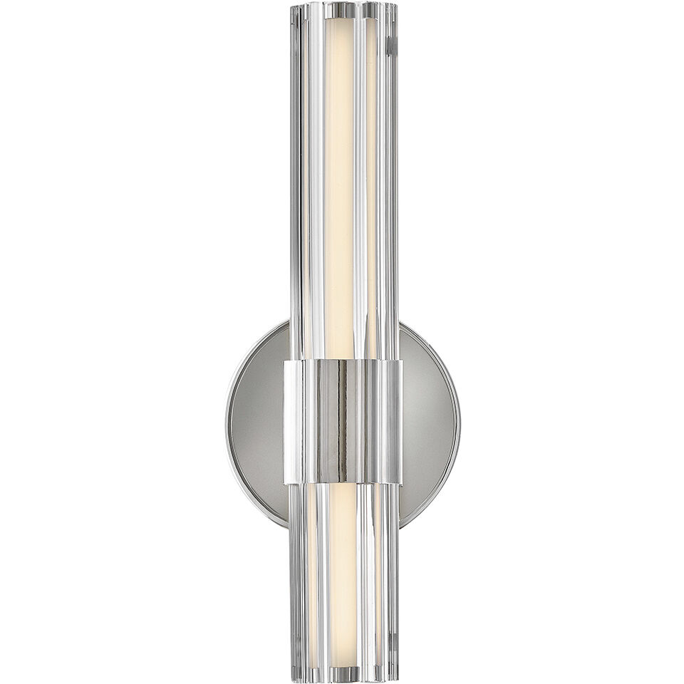 Georgette LED 5.25 inch Polished Nickel Bath Light Wall Light