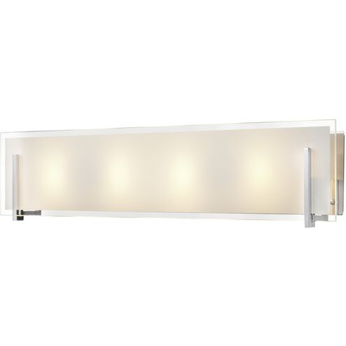 Geneva 4 Light 23.75 inch Chrome Bath Vanity Wall Light