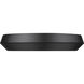 Quasars LED 16 inch Matte Black Flush Mount Ceiling Light