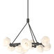 Ume 9 Light 32 inch Natural Iron Ring Pendant Ceiling Light