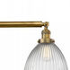 Franklin Restoration Seneca Falls 3 Light 39 inch Brushed Brass Island Light Ceiling Light, Franklin Restoration