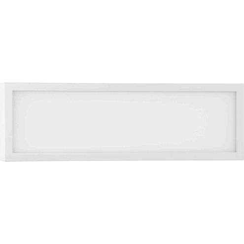 Everlume LED 15.98 inch Satin White Linear Bath Vanity Wall Light in Matte White, Progress LED