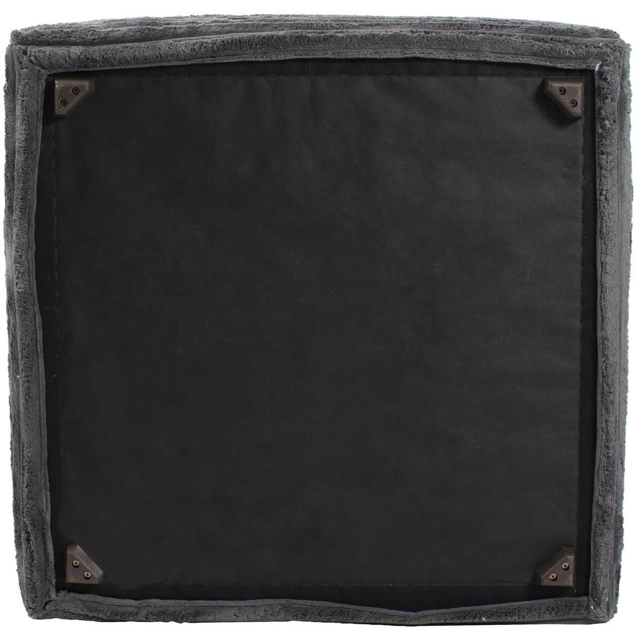 Shar Pei Universal 18 inch Charcoal Ottoman