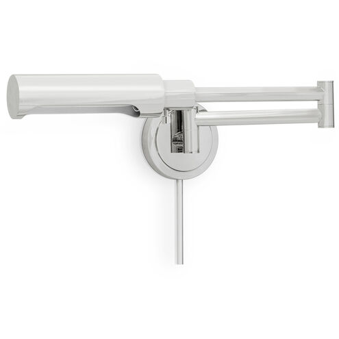 Noble 1 Light 5 inch Polished Nickel Wall Sconce Wall Light, Swing Arm Task