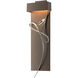 Rhapsody LED 8.6 inch White and Vintage Platinum ADA Sconce Wall Light