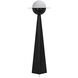 Saturn 65 inch 25.00 watt Matte Black Floor Lamp Portable Light