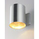 Outpost LED 7 inch Brushed Aluminum Outdoor Wall Mount