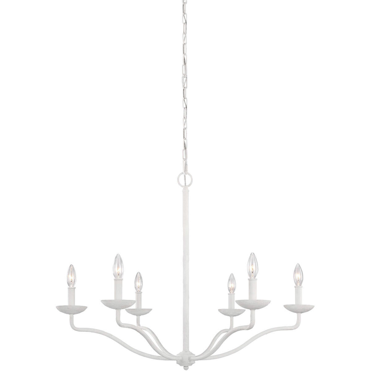 Sean Lavin Annie 6 Light 32.5 inch Plaster White Chandelier Ceiling Light