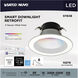 Starfish Integrated LED White Recessed