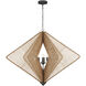 Shizen 3 Light 47 inch Hiroshi Gray Chandelier Ceiling Light, Hiroshi Koshitaka Collection