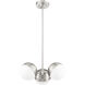Realm Sphere 3 Light 17.25 inch Brushed Nickel Chandelier Ceiling Light