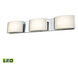 Manlius LED 25.25 inch Chrome Vanity Light Wall Light