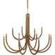 Samsara 12 Light 48 inch Saddle Tan Chandelier Ceiling Light, Large