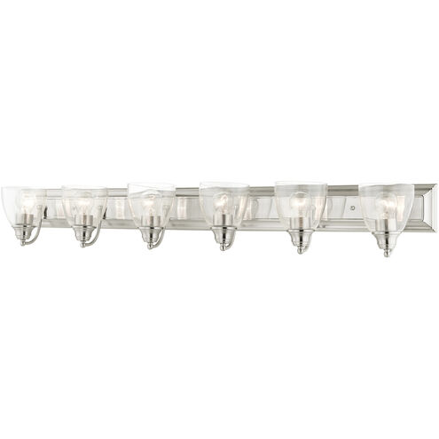 Birmingham 6 Light 48 inch Brushed Nickel Vanity Sconce Wall Light