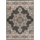 Alfresco 125.98 X 86.61 inch Black/Sage/Brown/Rust/White Machine Woven Rug in 8 x 11, Rectangle