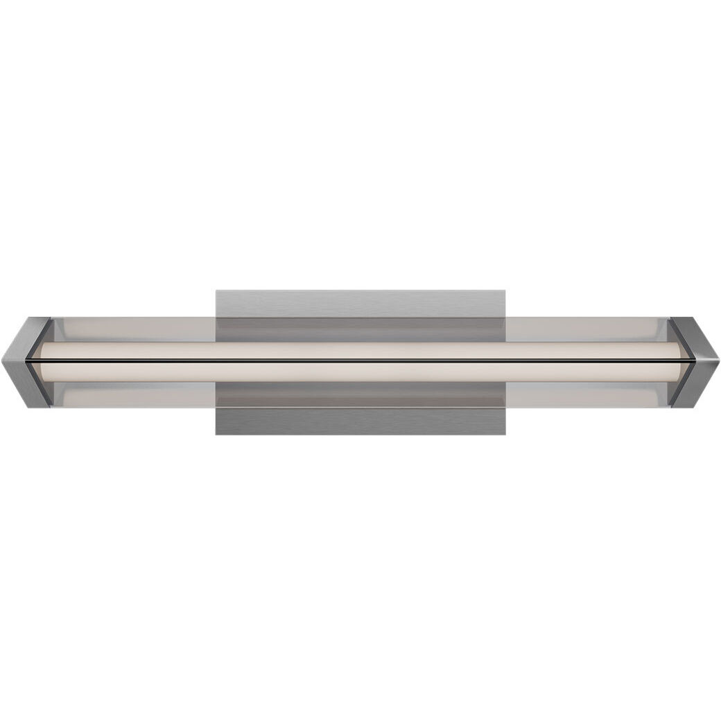 Boulevard LED 18 inch Brushed Nickel Bath Vanity & Wall Light in 3000K, dweLED