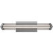 Boulevard LED 18 inch Brushed Nickel Bath Vanity & Wall Light in 4000K, dweLED