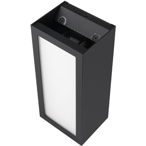 Functional 3 Light 11 inch Black on Aluminum Wall Sconce Wall Light in 11in