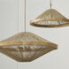 Maya 4 Light 31 inch Matte Brass Pendant Ceiling Light