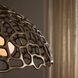 Lotus 3 Light 33 inch Antique Brass Pendant Ceiling Light