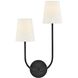 Cora Sconce Wall Light in Black