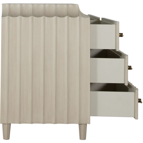 Merigold Brushed Gold / Sesame White Dresser