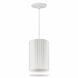Fabiana LED 5 inch Matte White Pendant Ceiling Light