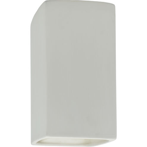 Ambiance Rectangle LED 5 inch Bisque Wall Sconce Wall Light in 1000 Lm LED, Small