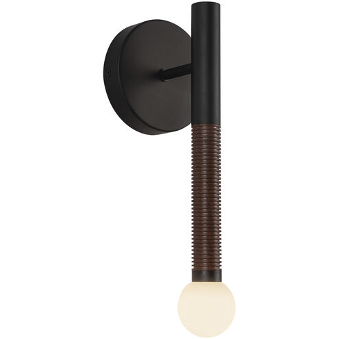 Alora Mood Arden LED 2.38 inch Matte Black Bath Vanity Light Wall Light