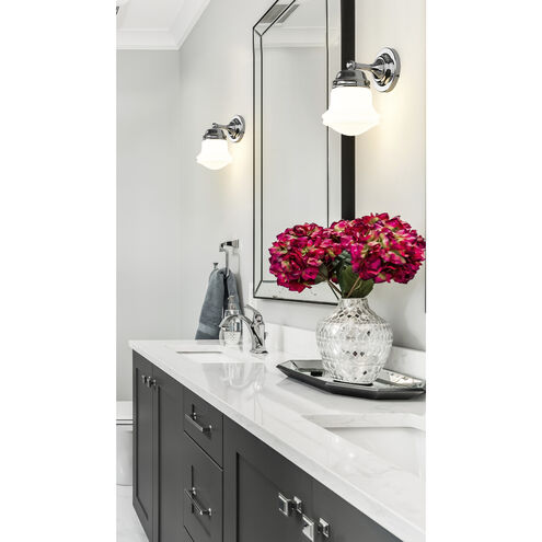 Vaughn 1 Light 7.75 inch Chrome Wall Sconce Wall Light