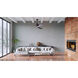 Atlas Irene-5 42 inch Textured Bronze with Barnwood Tone Blades Ceiling Fan in Barn Wood, Paddle Fan