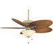Blades Plastic Composite Palm Brown/Red 22 inch each Fan Blades
