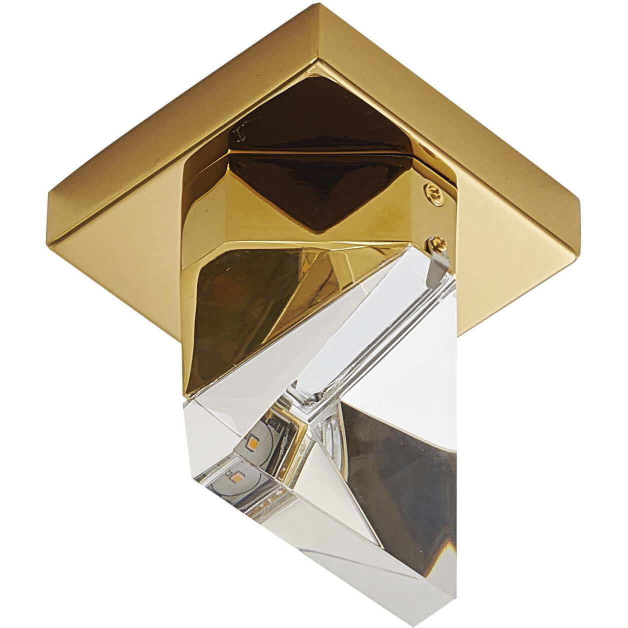 Canada LED 4.3 inch Brass Flush Mount Ceiling Light