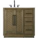 Chase 36 X 34 inch Hazel Oak Bathroom Vanity Cabinet