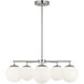 Nube LED 26 inch Brushed Nickel Chandelier Ceiling Light