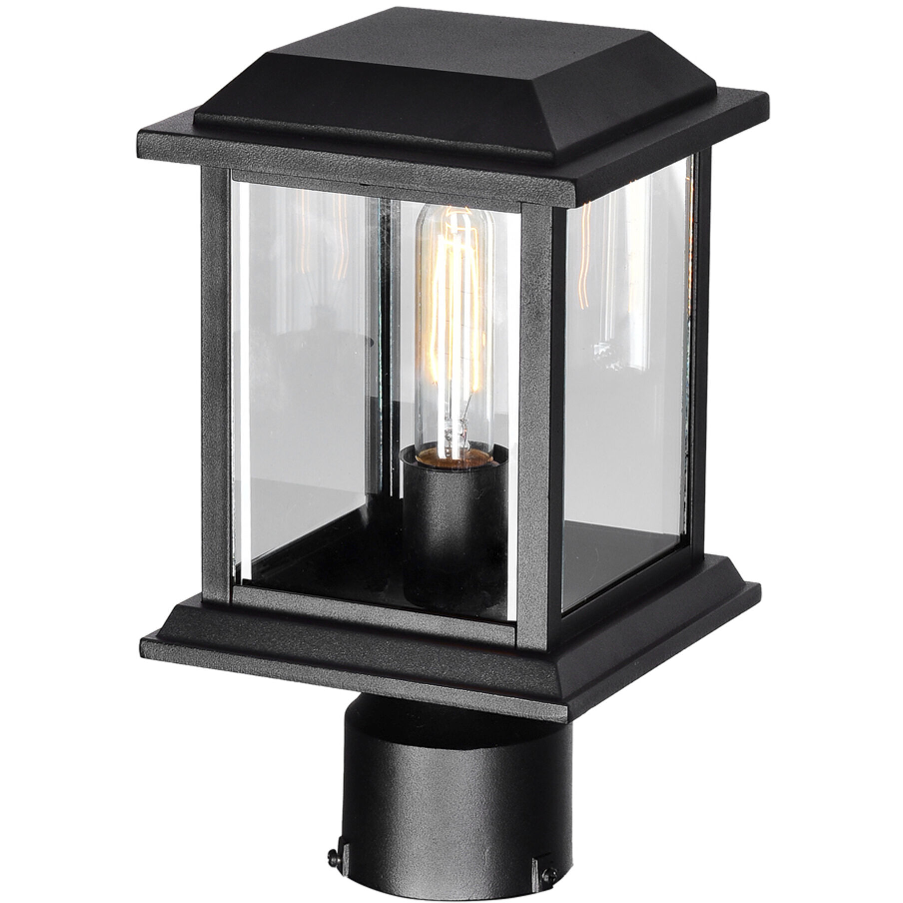 Blackbridge 1 Light 12 inch Black Outdoor Lantern Head