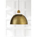 Thomas O'Brien Eugene 1 Light 21 inch Hand-Rubbed Antique Brass Pendant Ceiling Light, Large