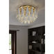 Verla Crest 6 Light 24.25 inch Legacy Brass Flush Mount Ceiling Light