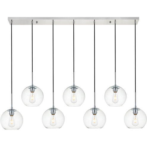 Baxter 7 Light 54 inch Chrome Pendant Ceiling Light
