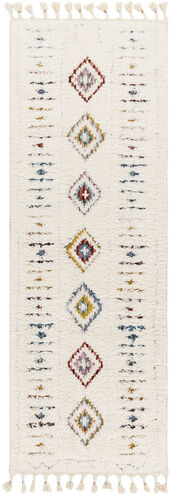 Lofty 87 X 31 inch Light Grey Rug, Runner