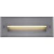 Newport LED 3.63 inch Gray Exterior Wall/Step Light