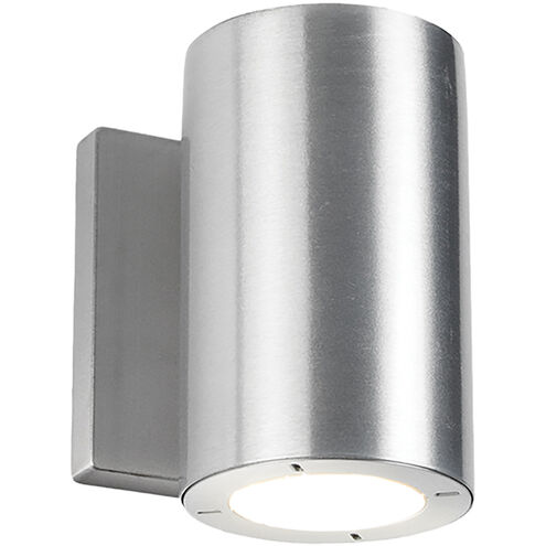 Vessel LED 6 inch Brushed Aluminum Outdoor Wall Light in 1, 4000K
