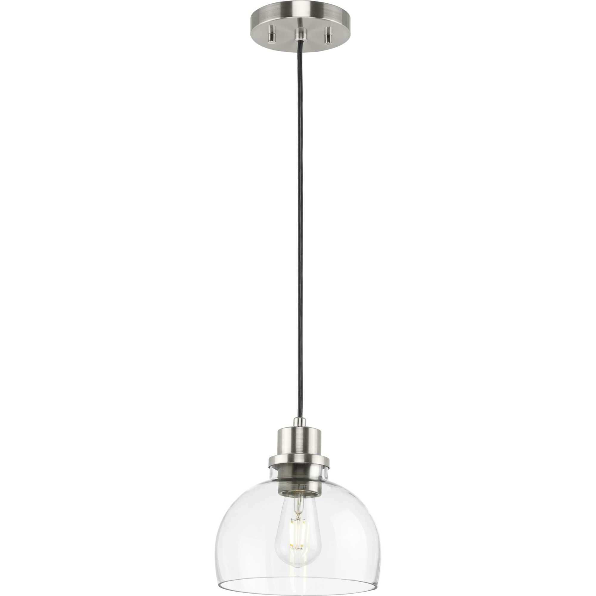Garris 1 Light 8 inch Brushed Nickel Mini Pendant Ceiling Light