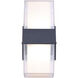 Axl LED 4.94 inch Black Outdoor Lantern