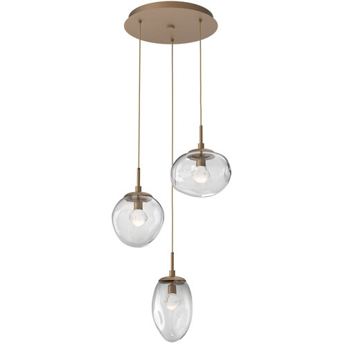 Cosmos LED LED 22.3 inch Novel Brass Chandelier Ceiling Light, Round Multi-Port