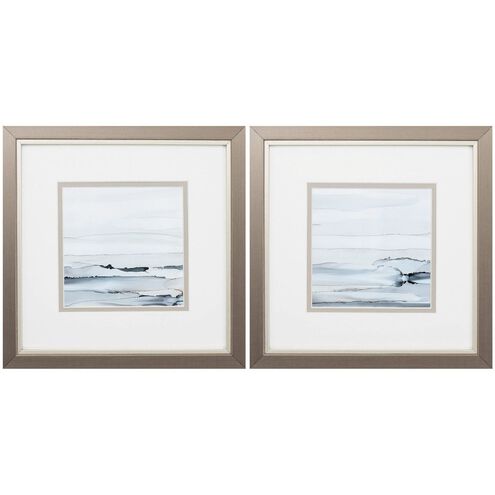 Abstract Collection Blue Framed Art