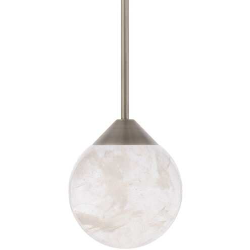 Quest LED 7.13 inch Brushed Nickel Mini Pendant Ceiling Light, Beyond