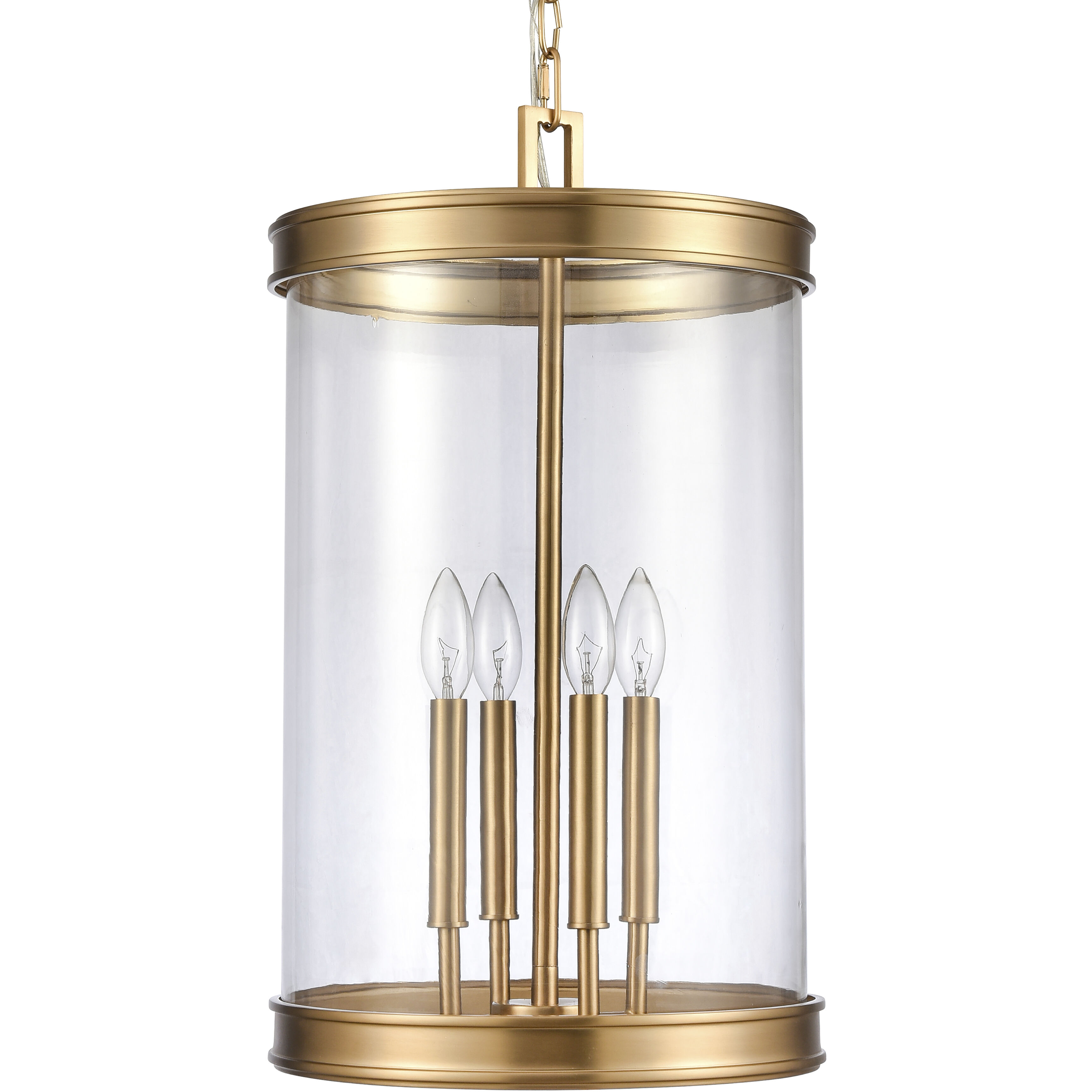 Mendoza Pendant Ceiling Light in Brushed Gold
