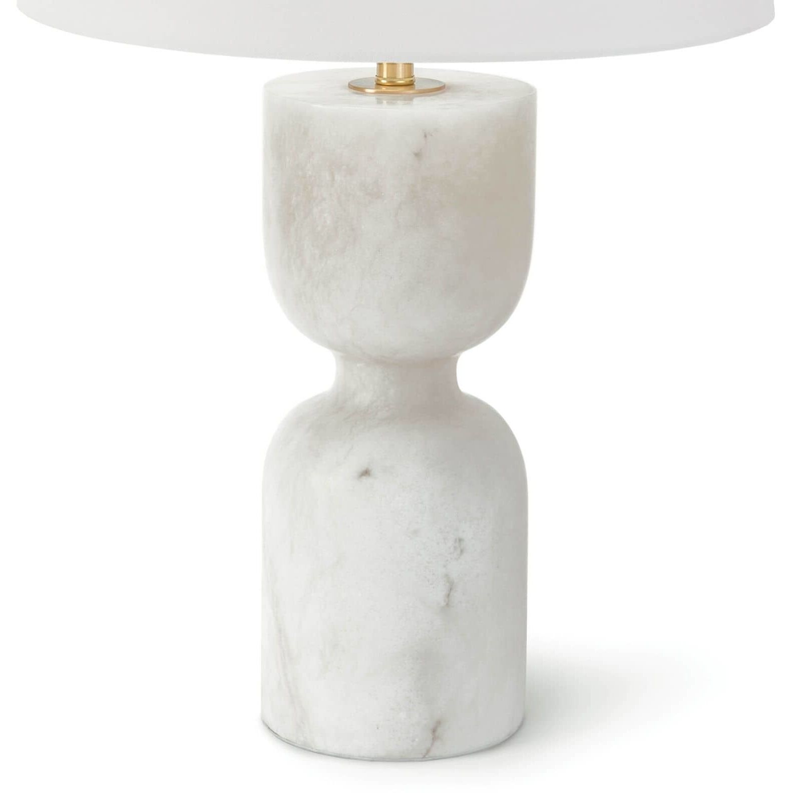 Joan 25 inch 150.00 watt Natural Stone Table Lamp Portable Light, Large